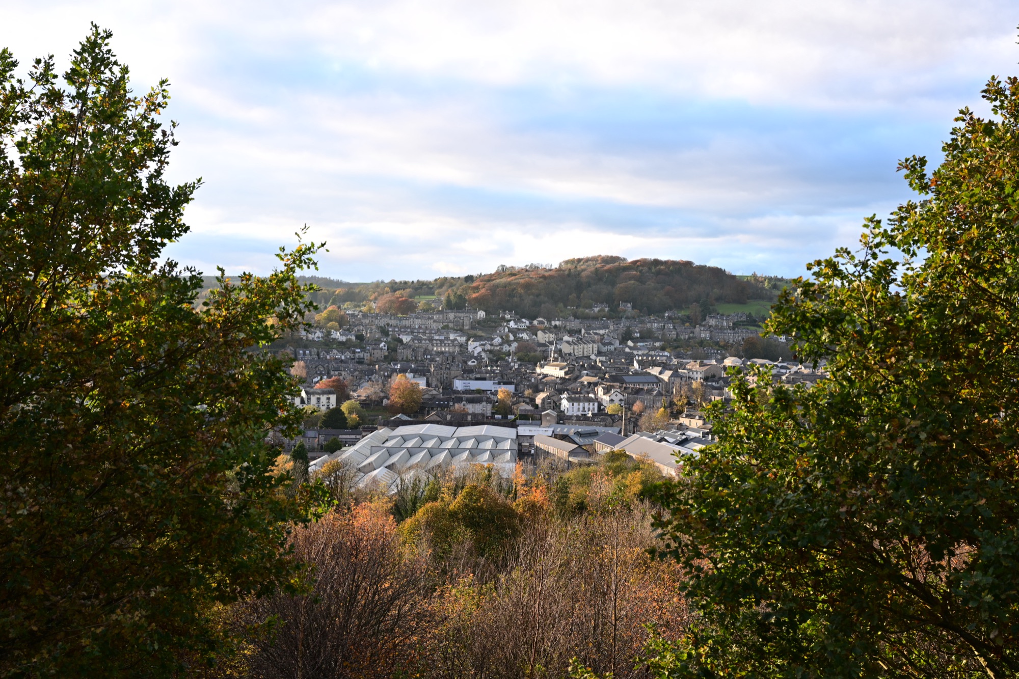 View over the rooftops of Kendal