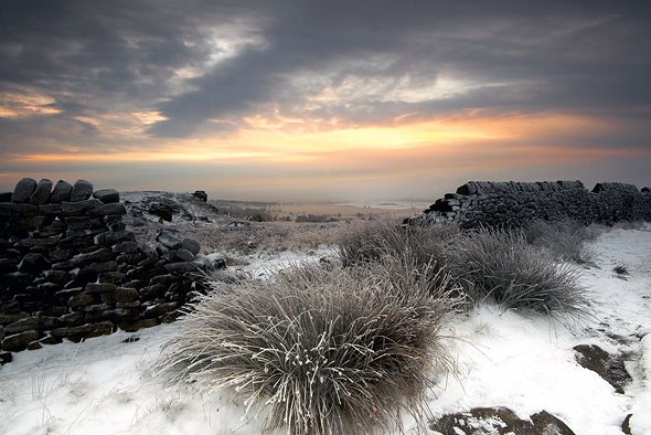 Snow on White Edge